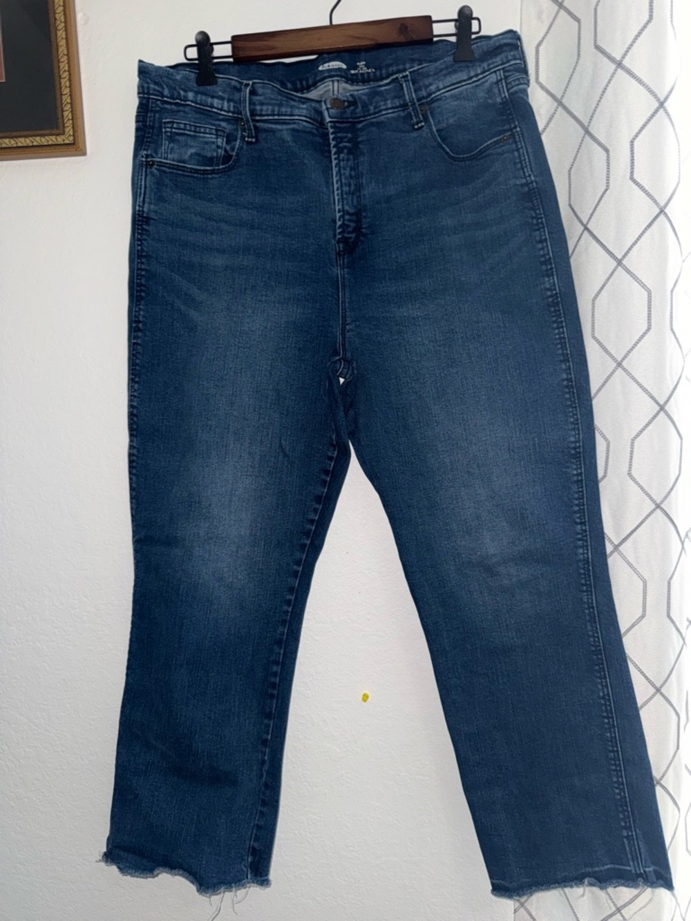 Men's Blue Straight-Leg Jeans